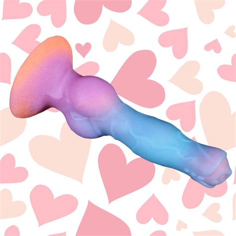 Luminous Fantasy Dildo Anal Plug Glow In Dark Sex Toys For Women Men Inch Silicone Monster