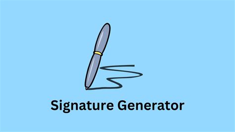 Online Signature Generator: Craft Authentic Digital Signatures - ToolTwig