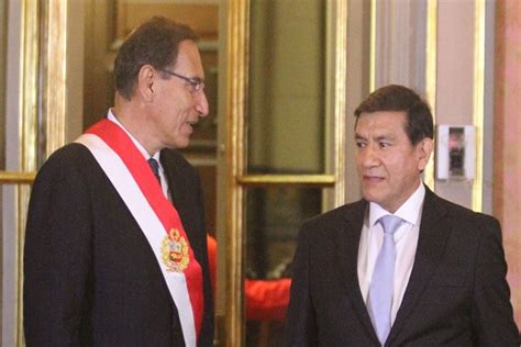 Presidente Mart N Vizcarra Tom Juramento A Ministro Del Interior