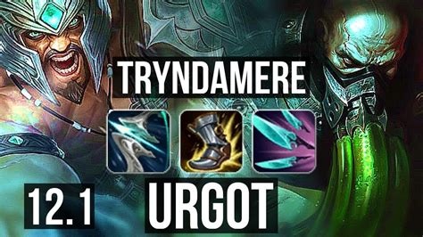 Trynda Vs Urgot Top 7 0 8 900 Games 1 0m Mastery Godlike Kr