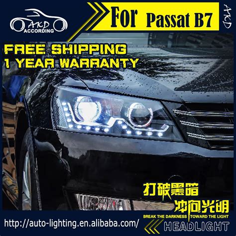 Akd Car Styling Headlight Assembly For Vw Passat B7 Us Headlights Bi Xenon Led Headlight Led Drl