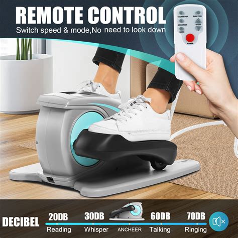 ANCHEER Under Desk Electric Mini Elliptical Machine Remote Control