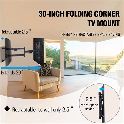 Forging Mount Long Extension Tv Mount Wall Bracket Full Motion With