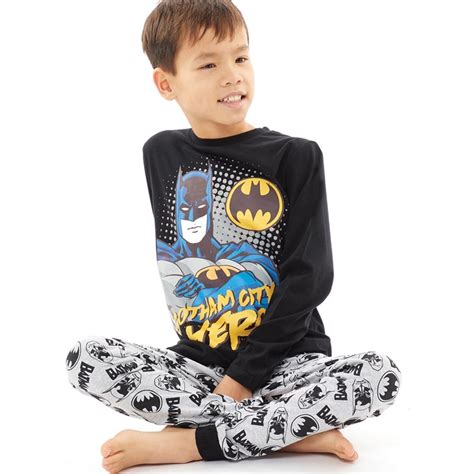 Batman Jungen Pyjama Mehrfarbig