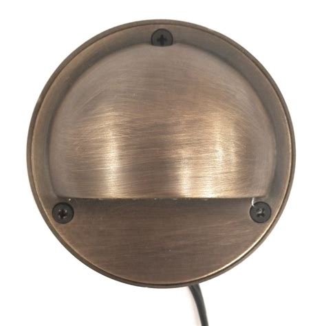 Round Brass Deck Light Caribbean Lighting Solutions