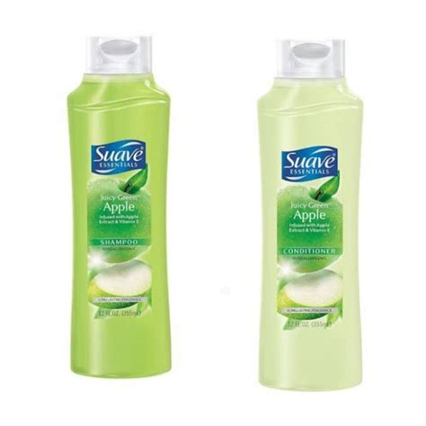 Suave Essentials Juicy Green Apple Shampoo Conditioner Ml Shopee