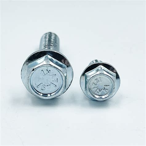 China Ifi Unc Unf Flange Bolt Medium Carbon Steel White Zinc Plated