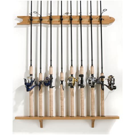 Organized Fishing 8 Rod Modula Wall Rack 231523 Fishing Accessories