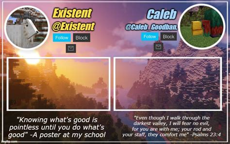 Caleb And Existent Announcement Temp Blank Template Imgflip