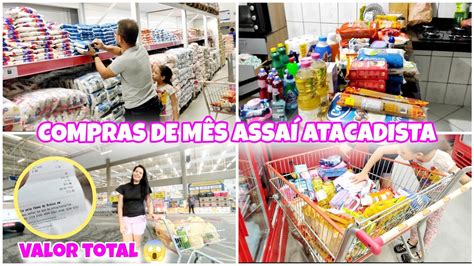 Compras do Mês de Janeiro no supermercado Assaí atacadista Açougue do