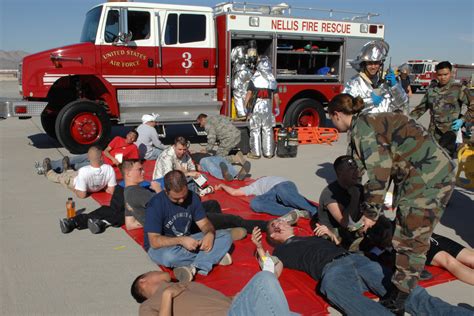 Mass Casualty Exercise Prepares First Responders Nellis Air Force Base News