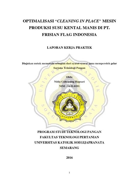 Contoh Laporan Tth Cip Pdf