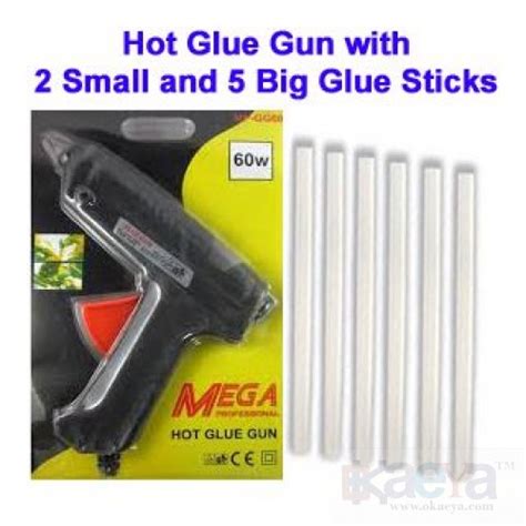 Okaeya Watt W Hot Melt Glue Gun With Free Hot Melt Glue Sticks Pcs W