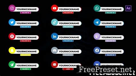 Videohive Social Media Lower Thirds After Effects V 2 37675960