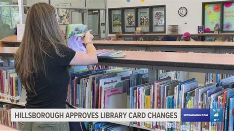 Hillsborough County adopts library card changes | wtsp.com