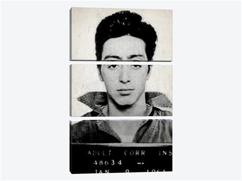 Al Pacino Mugshot Canvas Print by TOMADEE | iCanvas