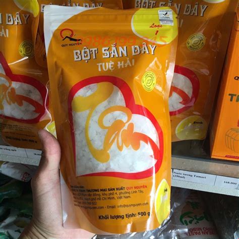 Bột Sắn Dây Nguyên Chất Sản Phẩm Quy Nguyên Thầy Tuệ Hải Gói 500g Hàng