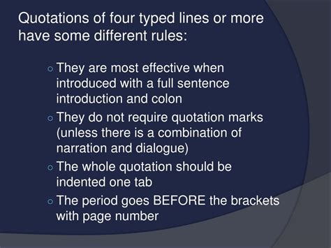 integrating quotations powerpoint