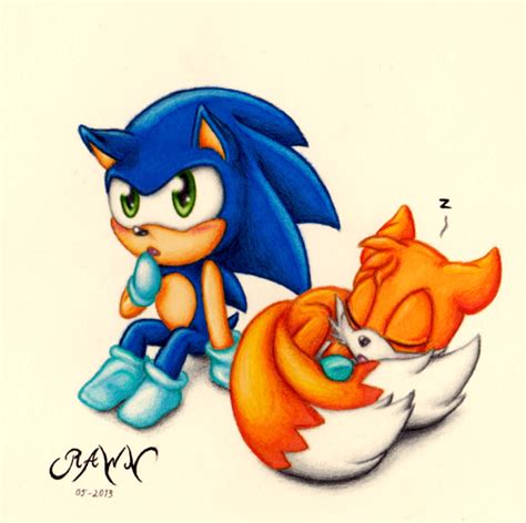 Baby Sonic and Tails by RAWN89 on DeviantArt