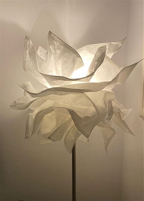 Lamp shade paper flower ikea – Artofit