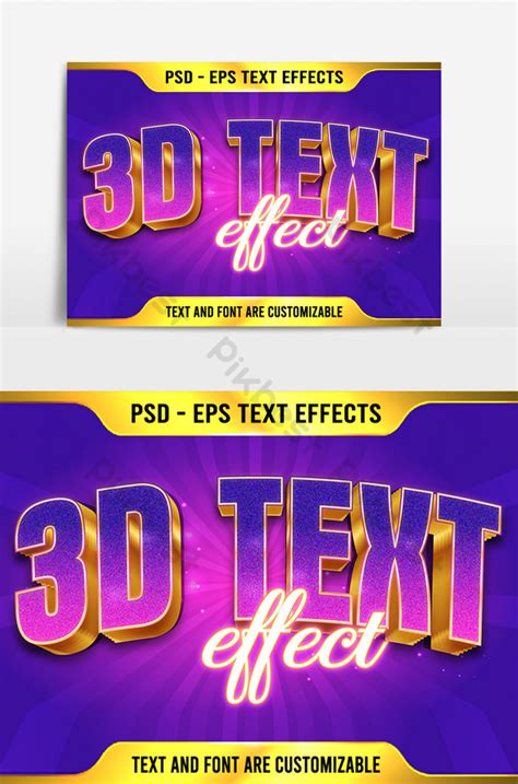 Hiệu ứng Chữ Vàng Golden Văn Bản Text 3D Text Effect Sửa Chữ 100