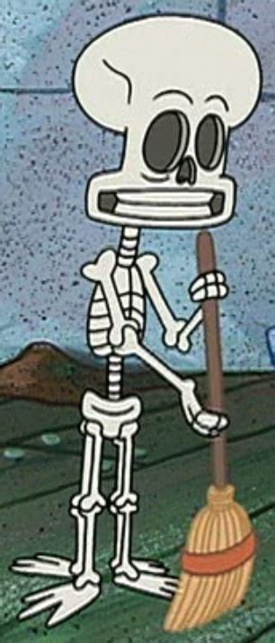 Image Skeleton Squidwardpng Encyclopedia Spongebobia Fandom