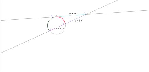 Tangent Secant Segment Relationships Geogebra