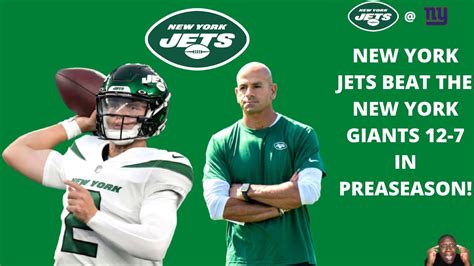 New York Jets Beat New York Giants New York Jets Vs New York Giants