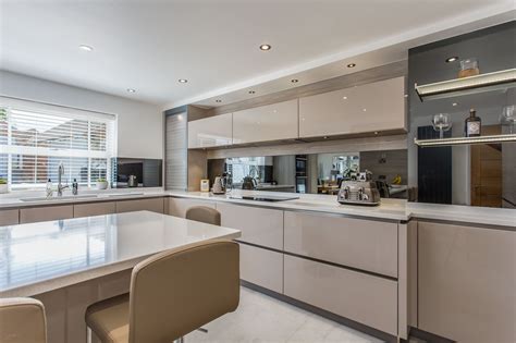 A Beautiful Handleless Kitchen In Neutral Tones Creates A Relaxed And