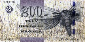 Banknote Kr Nur Faroe Islands Issue Wor P