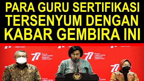 Hore Kabar Gembira Hari Ini Tanggal Mei Untuk Semua Guru