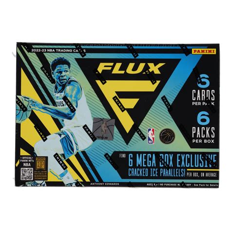 Panini Nba Flux Basketball Trading Card Mega Box With Packs