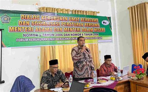 Kemenag Aceh Besar Imbau Masyarakat Perkuat Harmoni Agama Sudut Berita