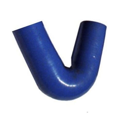 Blue Short Radius Degree Silicone Hose Elbow For Chemical Handling