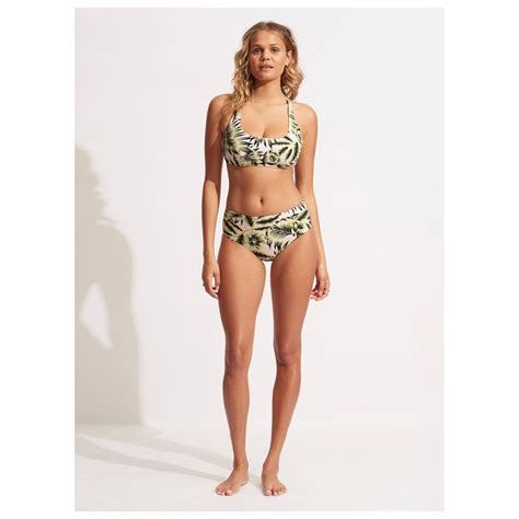 Seafolly Island In The Sun Wide Side Retro Bikini Bottom Damen Online