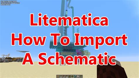 How To Load Schematics In Litematica How To Load Schematics