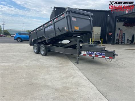 New Load Trail In X Ft Dump Trailer In Sides K Pintle Hitch