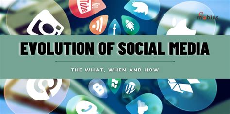 Evolution of social media: The what, when, and how