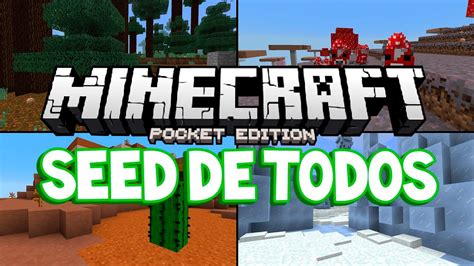 Seed De Todos Os Biomas Do Minecraft Pocket Edition Youtube