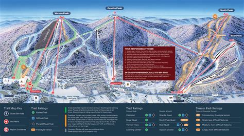 Snow Trail Map - Mountain Creek