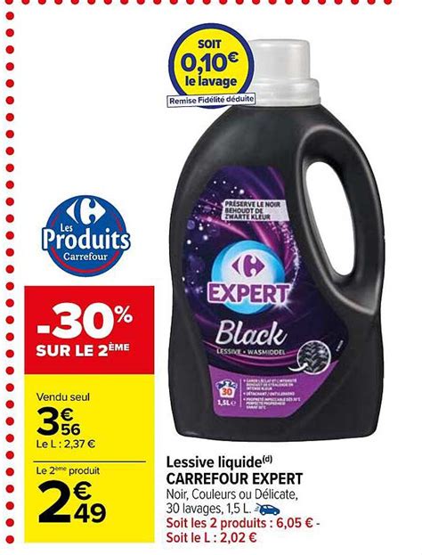 Promo Lessive Liquide Carrefour Expert Chez Carrefour Market