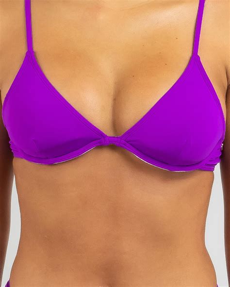 Shop Topanga Candace Underwire Bikini Top In Neon Violet Fast Shipping And Easy Returns City