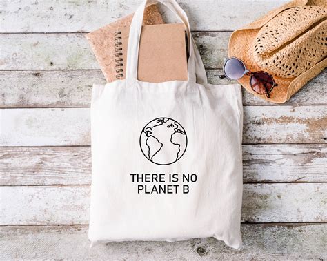 There Is No Planet B Tote Bagpersonalize Tote Bag Etsy