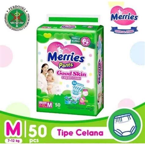 Merries Pants Good Skin Jumbo M50 L44 XL38 XXL28 Lazada Indonesia