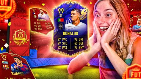 ME SALE CRISTIANO RONALDO TOTY RECOMPENSAS De FUT CHAMPIONS FIFA