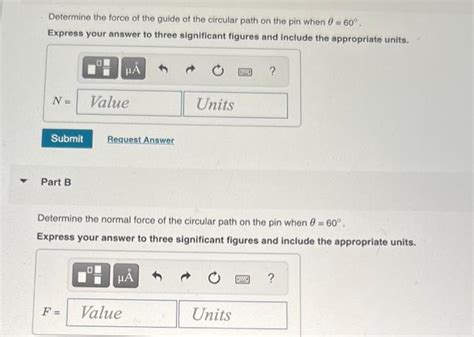 Solved The Smooth Pin P Has A Mass Of 80 G It Is Attached Chegg