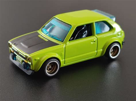 1973 Honda Civic Custom Hkg4 Hot Wheels 164 Custom Real Riders Mint Boxed от Zabavkastore