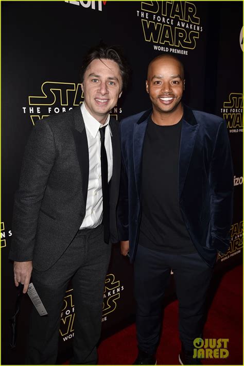 Zach Braff Donald Faison Reunite At Star Wars Premiere Photo