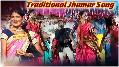 Traditional Jhumar Song Sunita Rana Jhumar Gaan Jhumar Stage