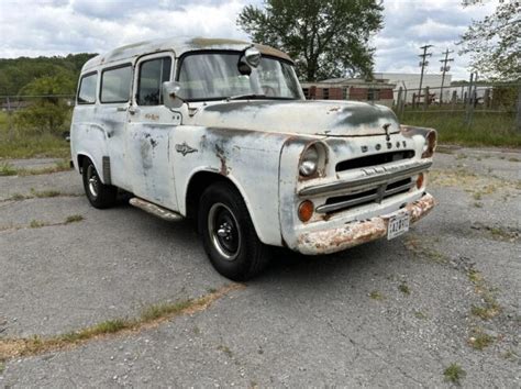 1957 Dodge Town Panel Wagon 6 Cyl 4 Speed Manual For Sale